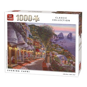 King International (55863) - "Evening Capri" - 1000 brikker puslespil