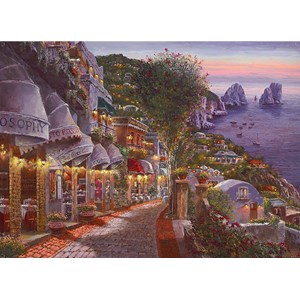 King International (55863) - "Evening Capri" - 1000 brikker puslespil