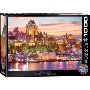 Eurographics (6000-0763) - "Le Vieux-Quebec" - 1000 brikker puslespil