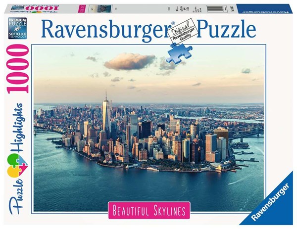 Ravensburger (14086) - "Beautiful Skylines, New York" - 1000 brikker puslespil