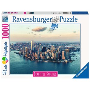 Ravensburger (14086) - "Beautiful Skylines, New York" - 1000 brikker puslespil