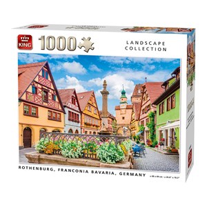 King International (55883) - "Rothenburg Germany" - 1000 brikker puslespil