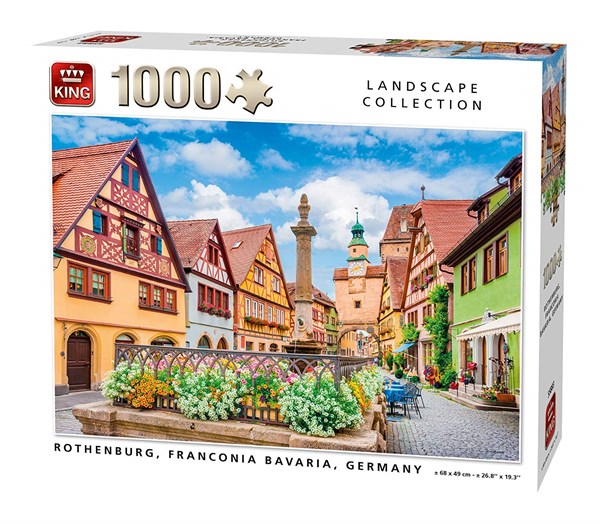 King International (55883) - "Rothenburg Germany" - 1000 brikker puslespil