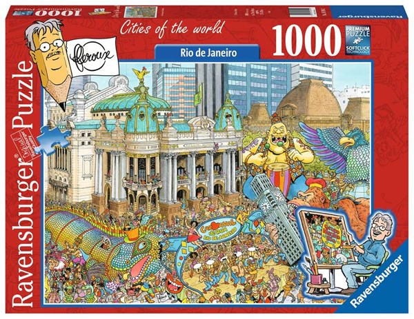 Ravensburger (16194) - "Rio de Janeiro" - 1000 brikker puslespil