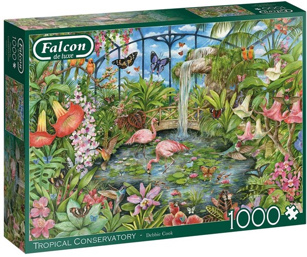 Falcon (11295) - Debbie Cook: "Tropical Conservatory" - 1000 brikker puslespil