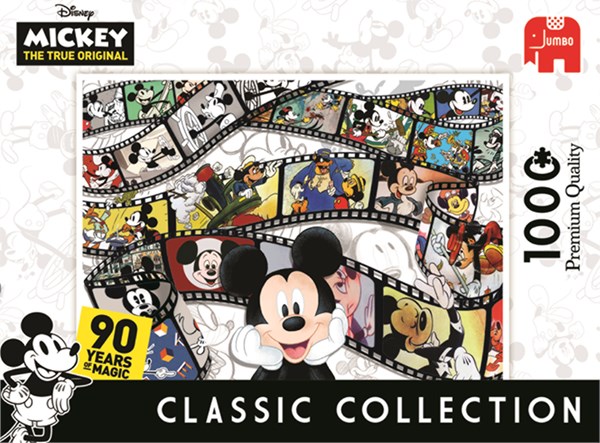 Jumbo (19493) - "Disney, Mickey 90th Anniversary" - 1000 brikker puslespil