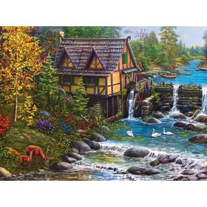 SunsOut (42939) - "Mill by the Stream" - 1000 brikker puslespil