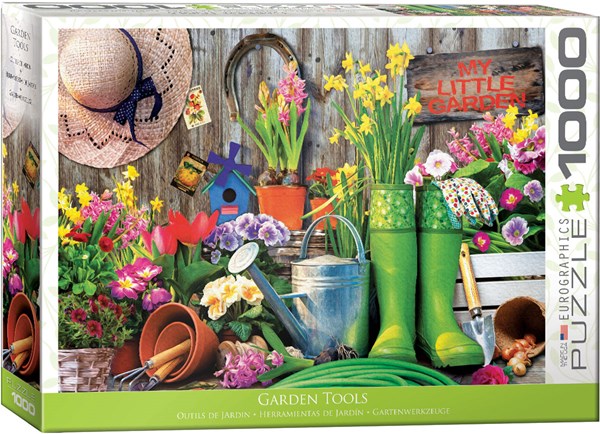 Eurographics (6000-5391) - "Garden Tools" - 1000 brikker puslespil
