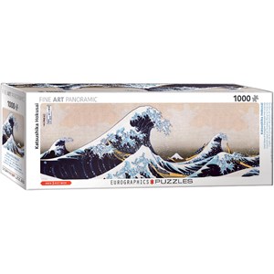 Eurographics (6010-5487) - Hokusai: "Den Store Bølge Ud For Kanagawa" - 1000 brikker puslespil