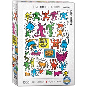Eurographics (6000-5513) - Keith Haring: "Collage" - 1000 brikker puslespil