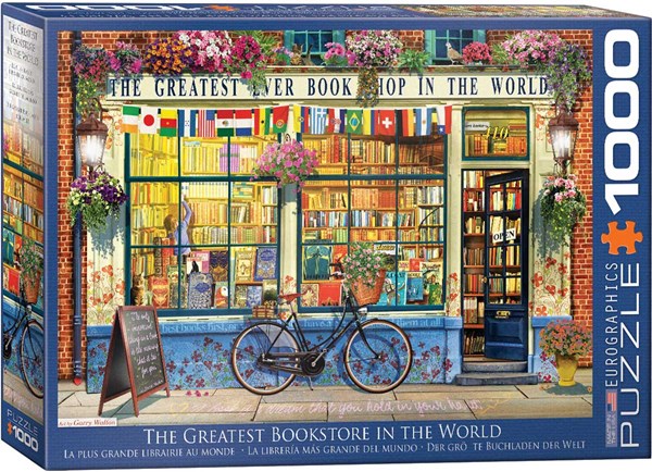 Eurographics (6000-5351) - "The Greatest Bookstore in the World" - 1000 brikker puslespil