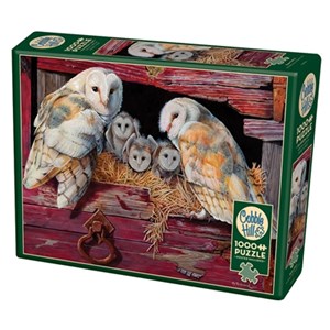 Cobble Hill (80052) - "Barn Owls" - 1000 brikker puslespil