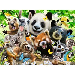 Ravensburger (12893) - "Wildlife Selfie" - 300 brikker puslespil