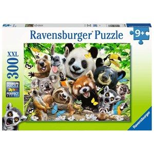 Ravensburger (12893) - "Wildlife Selfie" - 300 brikker puslespil