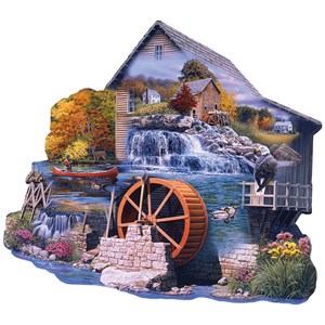 SunsOut (95065) - Russell Cobane: "The Old Mill Stream" - 1000 brikker puslespil