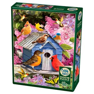 Cobble Hill (80153) - "Spring Birdhouse" - 1000 brikker puslespil