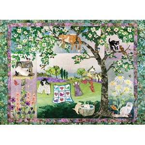 Cobble Hill (80231) - "Wind in the Whiskers" - 1000 brikker puslespil