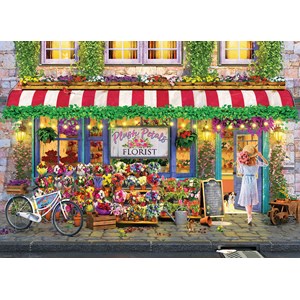 Eurographics (6000-5518) - Paul Normand: "Plush Petals Florist" - 1000 brikker puslespil