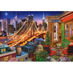 Castorland (C-104598) - "Brooklyn Bridge Lights" - 1000 brikker puslespil