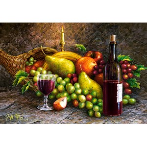 Castorland (C-104604) - "Fruit and Wine" - 1000 brikker puslespil