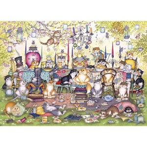 Gibsons (G6259) - Linda Jane Smith: "Mad Catter's Tea Party" - 1000 brikker puslespil