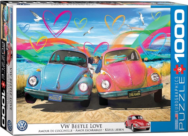 Eurographics (6000-5525) - "Beetle Love" - 1000 brikker puslespil