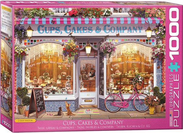 Eurographics (6000-5520) - "Cups, Cakes & Company" - 1000 brikker puslespil