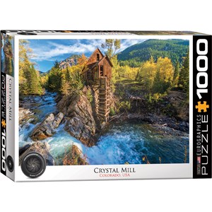 Eurographics (6000-5473) - "Crystal Mill" - 1000 brikker puslespil