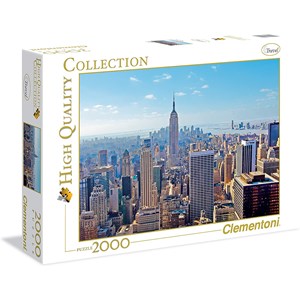 Clementoni (32544) - "Manhattan, New York" - 2000 brikker puslespil
