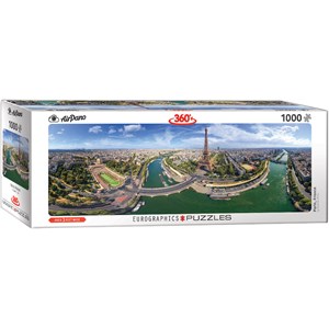 Eurographics (6010-5373) - "Paris, France" - 1000 brikker puslespil