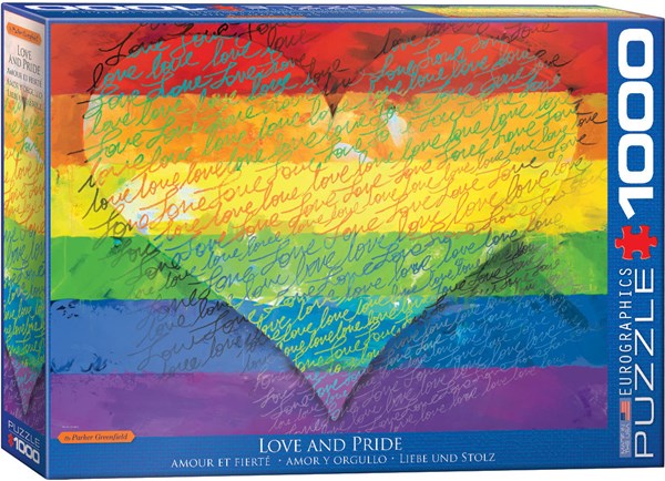 Eurographics (6000-5542) - "Love & Pride!" - 1000 brikker puslespil