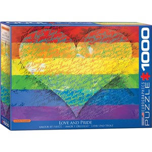 Eurographics (6000-5542) - "Love & Pride!" - 1000 brikker puslespil