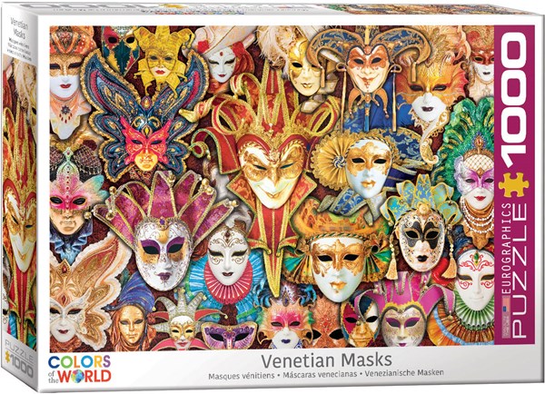 Eurographics (6000-5534) - "Venetian Masker" - 1000 brikker puslespil