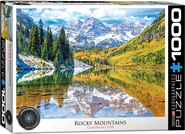 Eurographics (6000-5472) - "Rocky Mountains, Colorado" - 1000 brikker puslespil