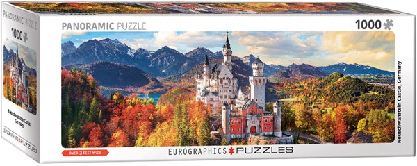 Eurographics (6010-5444) - "Neuschwanstein Castle in autumn" - 1000 brikker puslespil