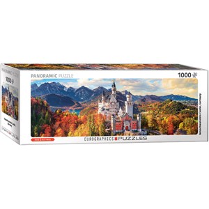 Eurographics (6010-5444) - "Neuschwanstein Castle in autumn" - 1000 brikker puslespil