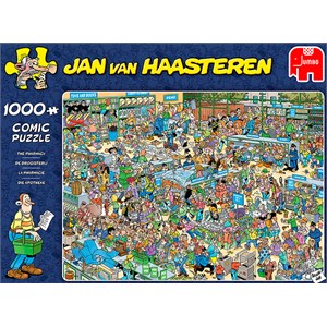Jumbo (19199) - Jan van Haasteren: "Marked" - 1000 brikker puslespil