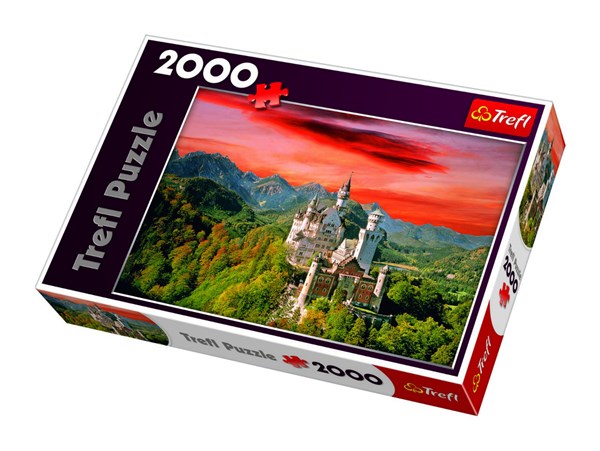Trefl (270501) - "The Neuschwanstein Castle, Bavaria" - 2000 brikker puslespil