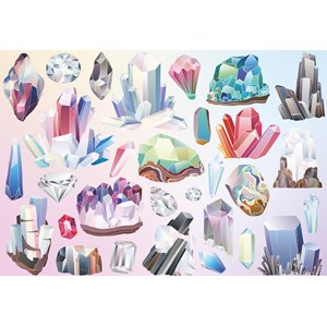 Cloudberries (33008) - "Crystals" - 1000 brikker puslespil