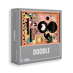 Cloudberries (33000) - Ori Toor: "Doodle" - 1000 brikker puslespil