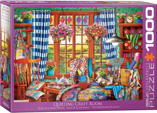 Eurographics (6000-5348) - "Patchwork Craft Room" - 1000 brikker puslespil