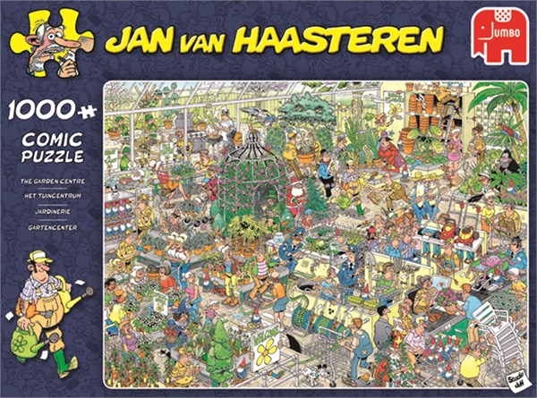 Jumbo (19066) - Jan van Haasteren: "The Garden Center" - 1000 brikker puslespil