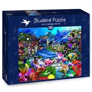 Bluebird Puzzle (70145) - "Lost Undersea World" - 1000 brikker puslespil
