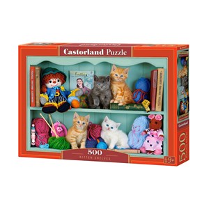 Castorland (B-53377) - "Kitten Shelves" - 500 brikker puslespil