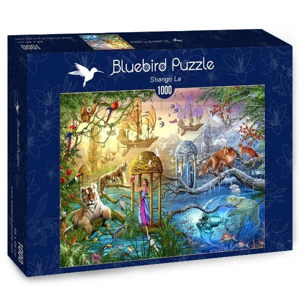 Bluebird Puzzle (70128) - Ciro Marchetti: "Shangri La" - 1000 brikker puslespil