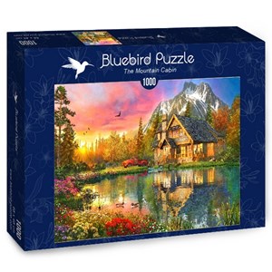 Bluebird Puzzle (70164) - Dominic Davison: "The Mountain Cabin" - 1000 brikker puslespil