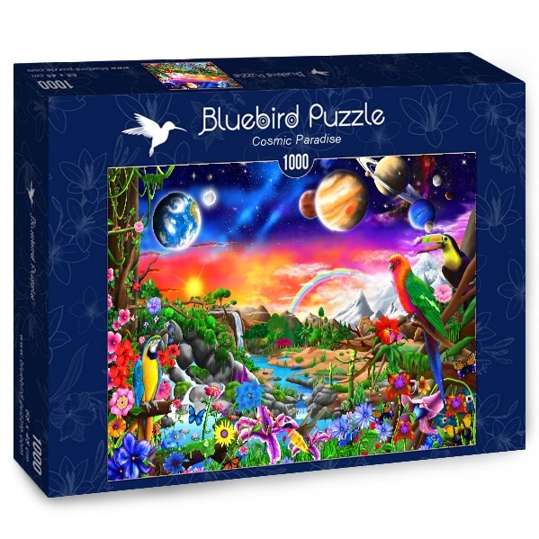 Bluebird Puzzle (70151) - "Cosmic Paradise" - 1000 brikker puslespil