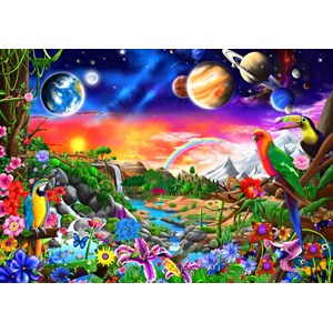 Bluebird Puzzle (70151) - "Cosmic Paradise" - 1000 brikker puslespil