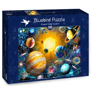 Bluebird Puzzle (70188) - Adrian Chesterman: "Ringed Solar System" - 1500 brikker puslespil