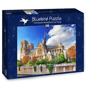 Bluebird Puzzle (70224) - "Cathédrale Notre-Dame de Paris" - 1000 brikker puslespil